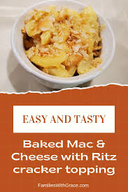 the best baked mac and cheese with ritz