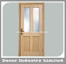 light hardwood interior glass doors