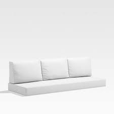 Walker White Outdoor Sofa Cushion