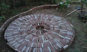 Reclaimed Brick Circular Patio