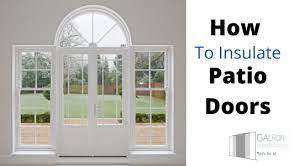 How To Insulate Patio Doors