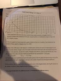 Solved Radiometric Dating Lets Math It 7 2 10 Create A