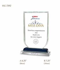 Glass Trophy Manufacturers Glass Award