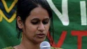 Natasha narwal, a student of jawaharlal nehru university and a member of delhi based feminist group pinjra tod, is under judicial custody since may. 7hqcempf 5d1jm