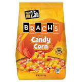 How many pieces of candy corn are in a 2.5 pound bag?