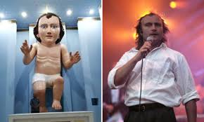 43 funny memes to cut through the tedium. Take A Look At Me Now Baby Jesus Statue Resembles Phil Collins Phil Collins The Guardian