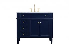 46.5 benton collection navy blue zapate bathroom. 40 Inch Single Bathroom Vanity In Blue Vf12540bl Valley Light Gallery