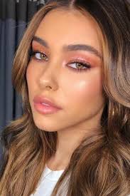 rose gold makeup ideas to emphasize