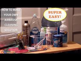 own airbrush cleaning solution