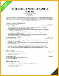 Food Server Resume Samples Orlandomoving Co