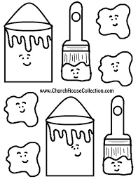 Paint Cans Coloring Pages