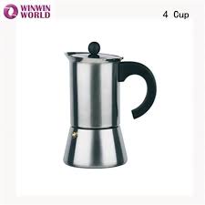 A wide variety of stainless espresso maker options are available to you, such as function, power source, and warranty. Espresso Latte Coffee Pot Stainless Steel Moka Coffee Machine Italian Moka Pot Caffettiera 4 Cup 200ml Ww Fe073 Coffee Maker Stainless Steel Coffee Coffee Pot