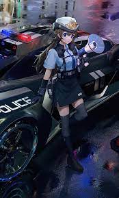 1280x2120 Police Anime Girl 4k iPhone 6+ HD 4k Wallpapers, Images,  Backgrounds, Photos and Pictures