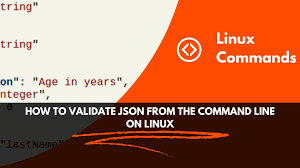 validate json from the command line