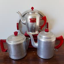 vine aluminum coffee pot collection