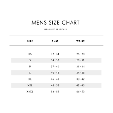 pajama pant size chart up