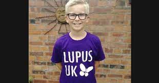 boy plans to walk 17 miles for lupus uk