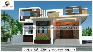 A unique front door transforms any home exterior. Single Floor Home Front Design With Car Parking And Cream Color Tiles