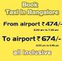 Airport Taxi Bangalore from www.utaxi.in