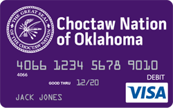choctaw nation grant card activation