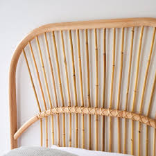 Il letto in rattan intrecciato dallo stile etnico è interamente in legno. Testata Letto In Rattan 90 Cm Arredo Camera Letto Tikamoon