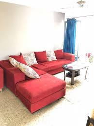 courts dynamic l shaped fabric sofa set