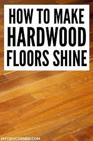 how to make wood floor shine without wax
