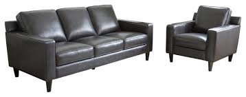 stardell 2 piece leather sofa and
