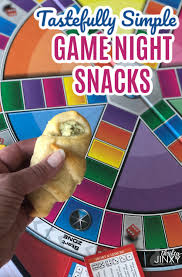 tastefully simple game night snacks