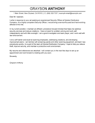 School Security Guard Cover Letter   Resume Templates