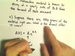 Radioactive Decay And Exponential
