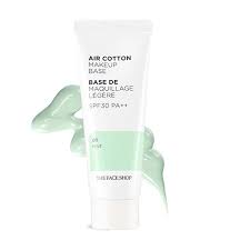 air cotton make up base spf30 pa 01 mint