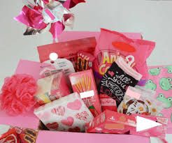 pink care package ideas organized 31