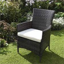 brown rattan garden chair on 52