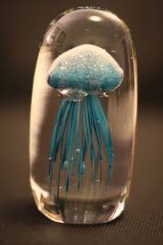 murano italian art glass jelly fish