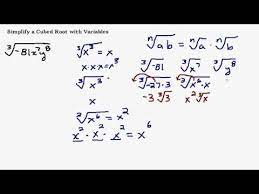 Simplify A Cube Root With Variables