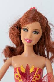 doll barbie red head doll face toys