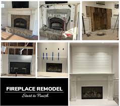 Fireplace Remodel Renovation Gas