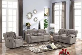 Armada Ice Microfiber Sofa Loveseat