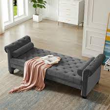 sofa stool tufted cushions rectangular