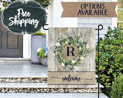 Personalized Flag Welcome Garden Flag
