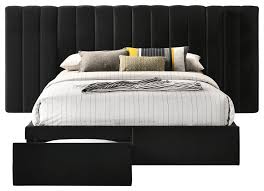 Faro Velvet Bed Frame With Extra Wide