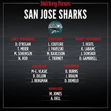 2020 Vision What The San Jose Sharks Roster Will Look Like