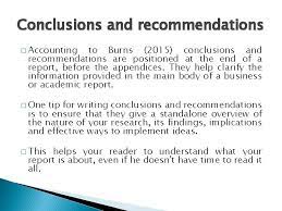 For the final part, should i use conclusion or conclusions? Unit 6 Managing A Successful Business Project Unit