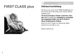 First Class Plus User Manual