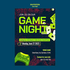 game night flyer images free