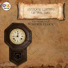 wooden clock antiques antique wall clock