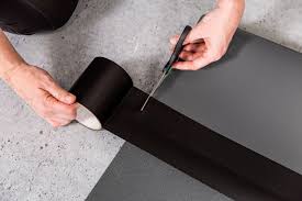 g floor seam tape 4 in x 30 ft black
