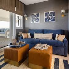 navy blue living rooms design ideas