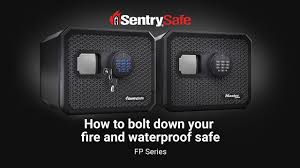 bolt down a sentrysafe fp series safe